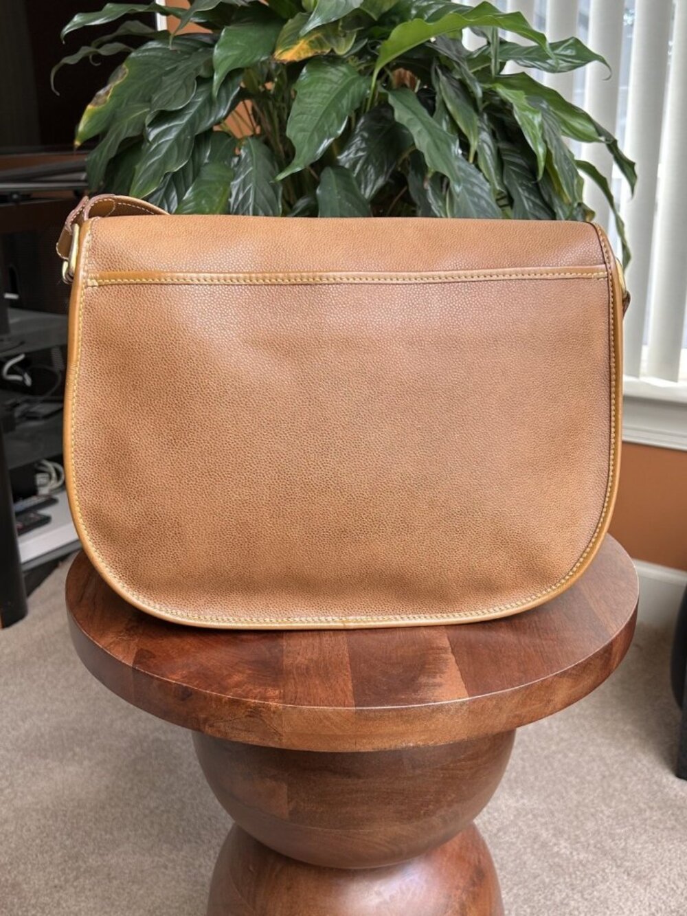 LANCEL Leather Shoulder Bag GM, British Tan - Picture 4 of 15